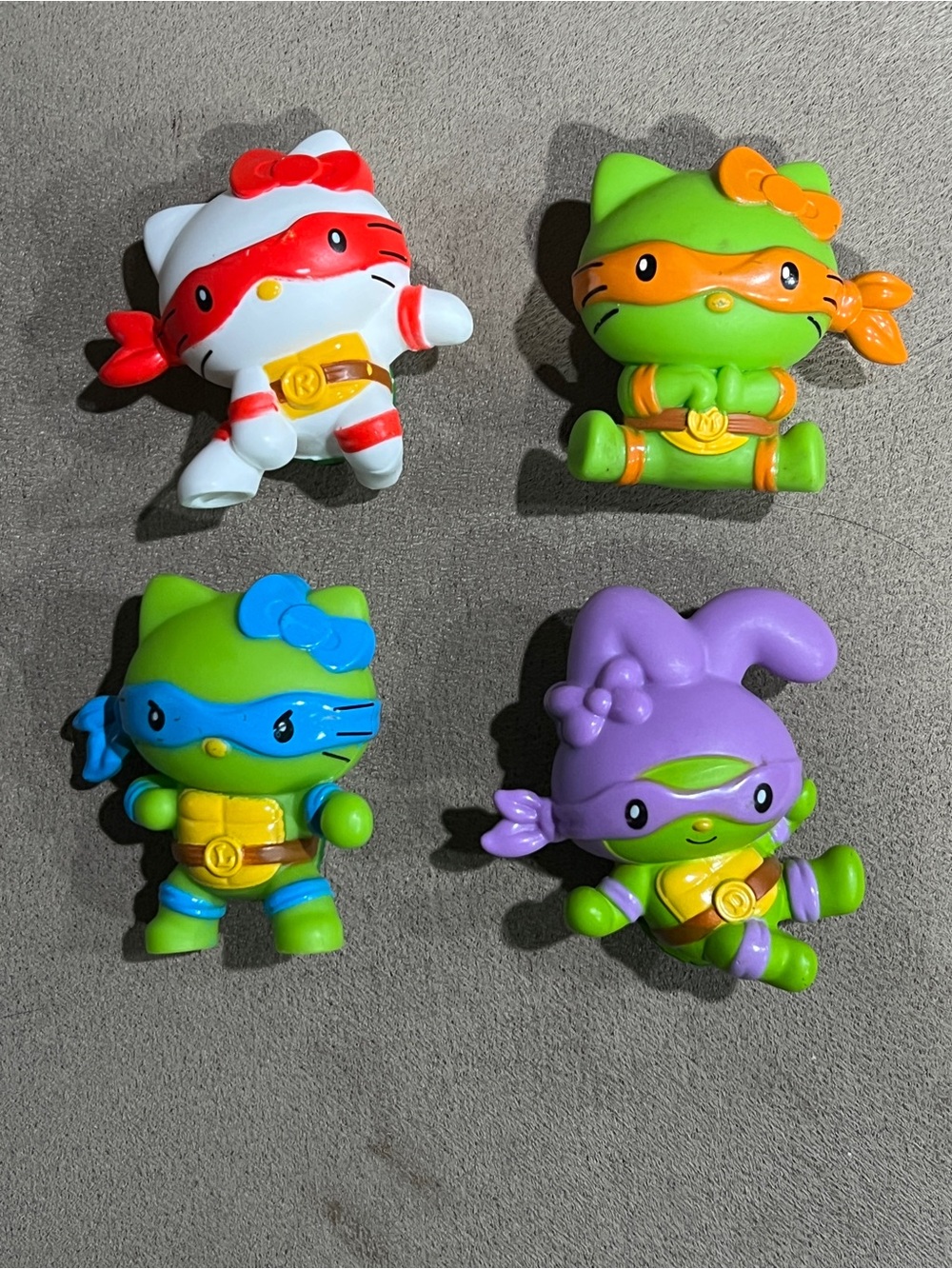 McDonald’s lot of 4 Hello Kitty TMNT figure My Melody